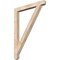 Ekena Millwork Traditional Craftsman Smooth Bracket, Douglas Fir, 3 1/2"W x 36"D x 48"H BKT04X36X48TRA04SDF - alternate 1